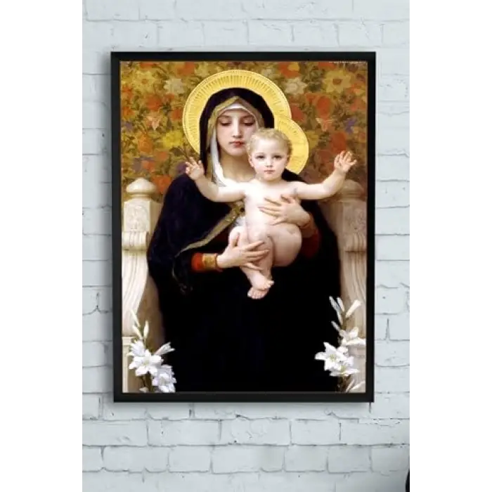 (pster10669) Dini Görsel Çerçeveli Tablo 3 (40x50cm)