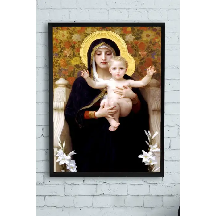 (pster10669) Dini Görsel Çerçeveli Tablo 3 (40x50cm)