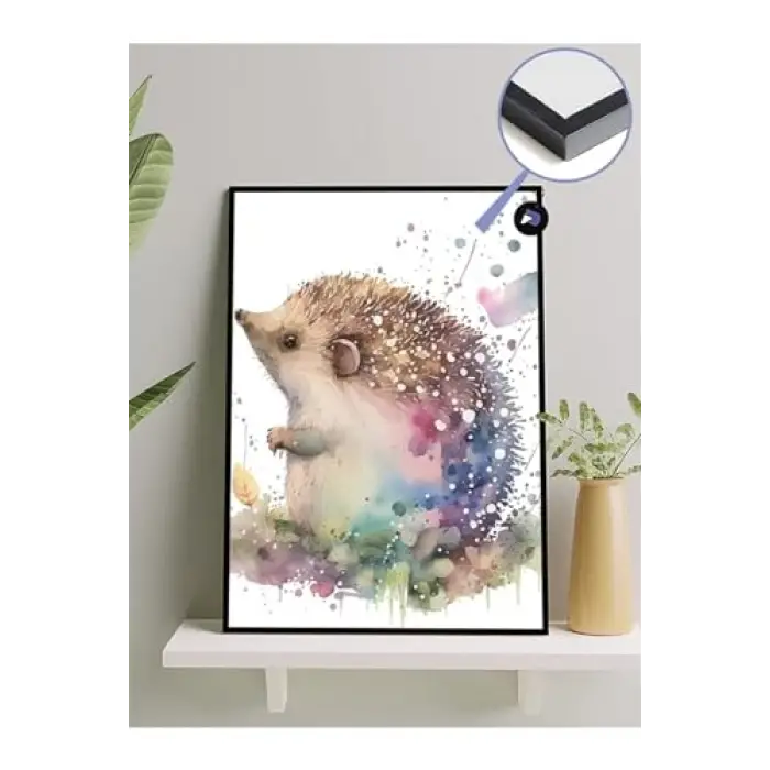 (pster1191) İğneli Kirpi Hayvan Kanvas Tablo 30 x 40