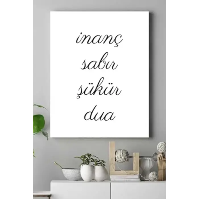 (pster15728) Inanç Dini Kanvas Tablo 21 x 30