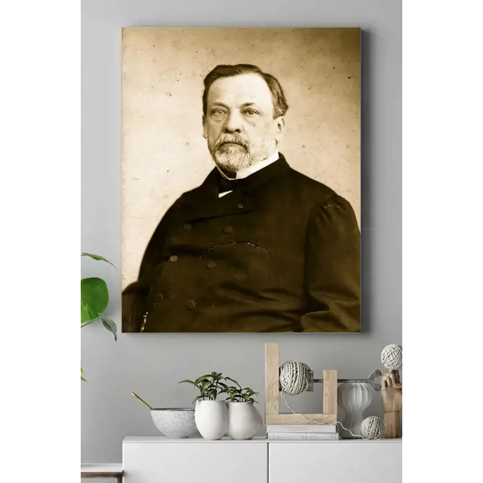 (pster17617) Louis Pasteur Bilimsel Kanvas Tablo 2 40 x 60