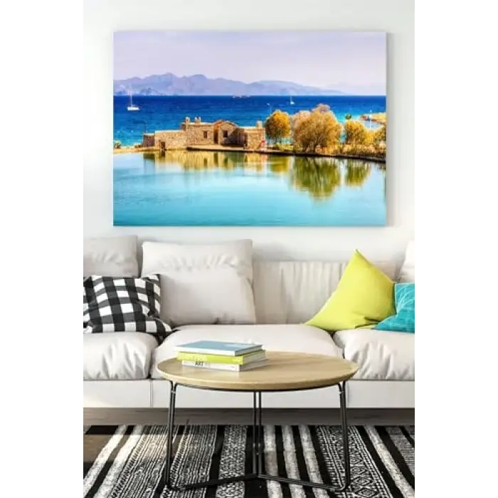 (pster18255) Datça Manzara Kanvas Tablo 21 x 30