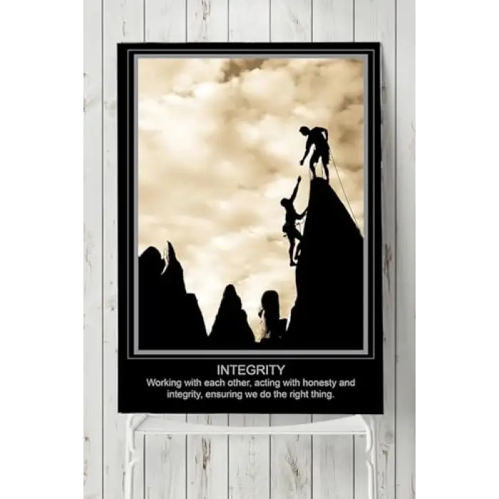(pster4974) Integrity Motivasyon Posteri