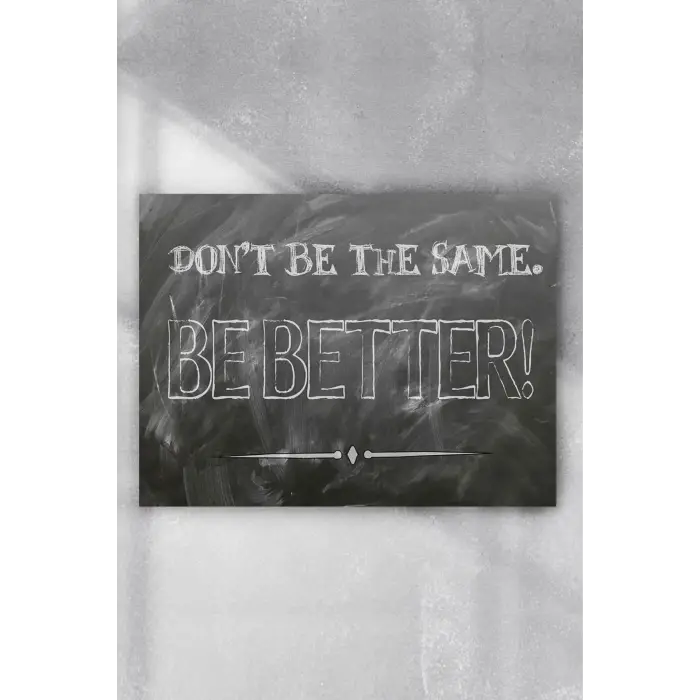 (pster7048) Dont Be The Same Girişimcilik Poster (50x70cm)