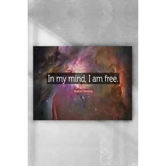 (pster7184) Stephen Hawking In My Mind Motivasyon Poster 4 (30x40cm)