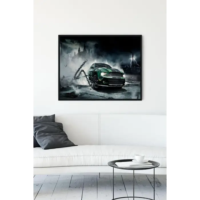 (pster9833) Araba Çerçeveli Tablo 2 (30 X 40cm)