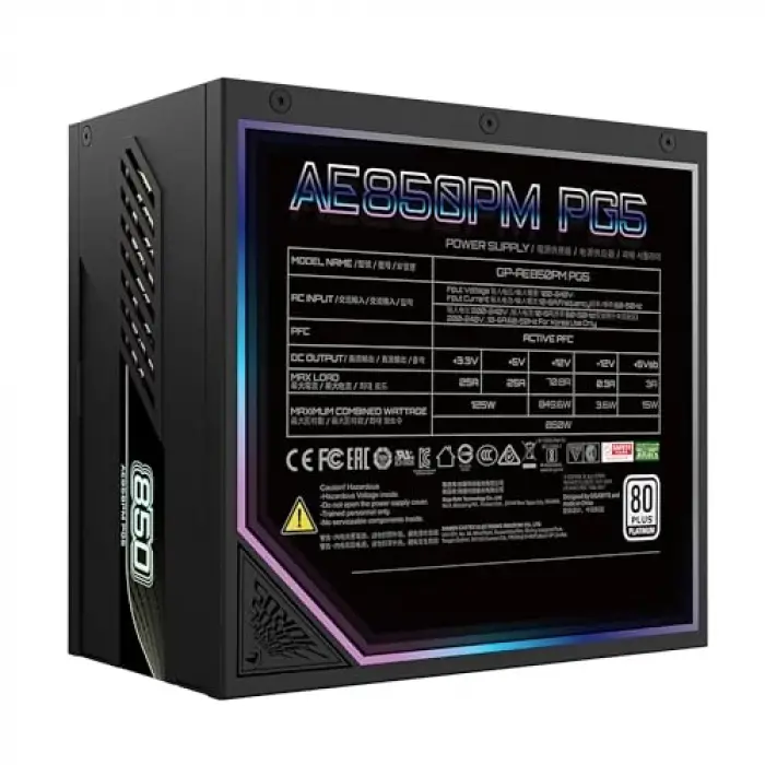 Psu Modüler 850W 80+Platınıum GP-AE850PM PG5