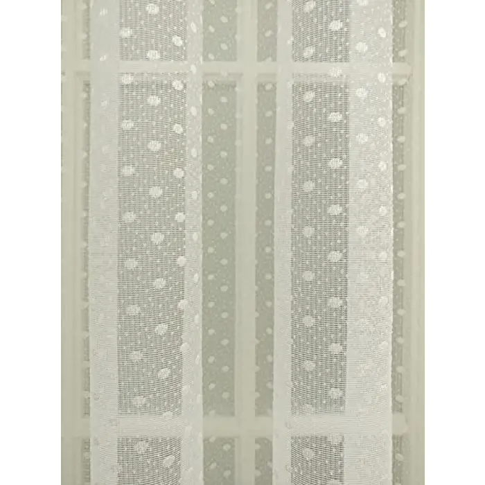 Puantiyeli Dantel Tül Perde, 300x260, Sık Pile, 1/3
