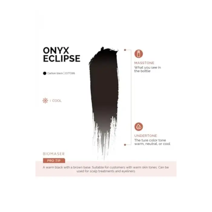 Pudra, Onyx Eclipse Kaş Pigmenti, Serisi, 12 ml, Siyah