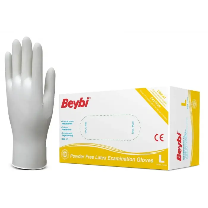 Pudrasız Lateks Eldiven Large Beden