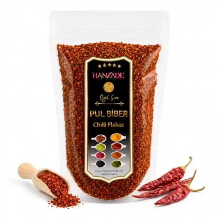 Pul Biber İnce Orta Acılı 500 g