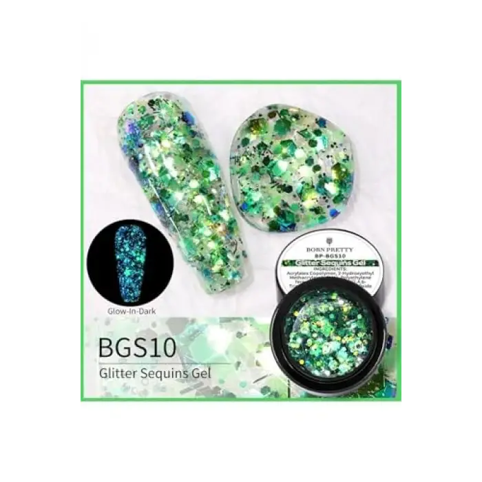 Pullu simli UV jel, BGS10 (52328), 2333