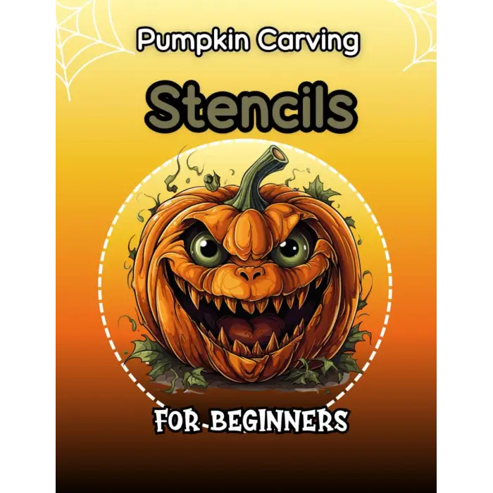 Pumpkin Carving Stencils for Beginners: Funny Patterns Stencils For Kids 4-8