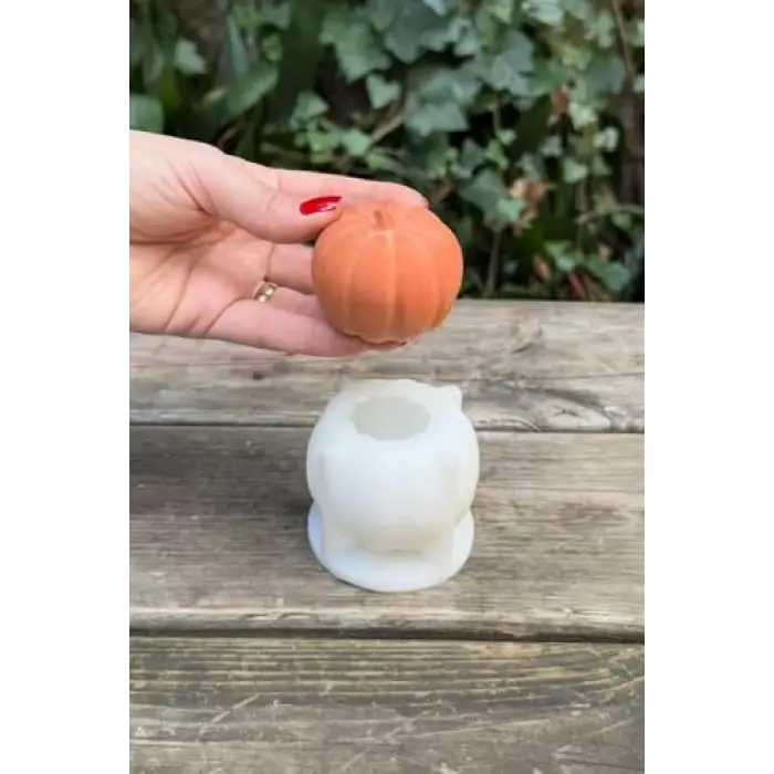Pumpkin Orta Boy Silikon Mum Kalıbı