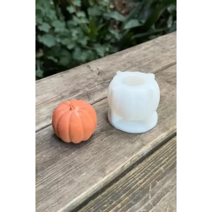 Pumpkin Orta Boy Silikon Mum Kalıbı