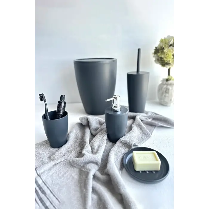 PURE BANYO SETİ 5Lİ-GRİ