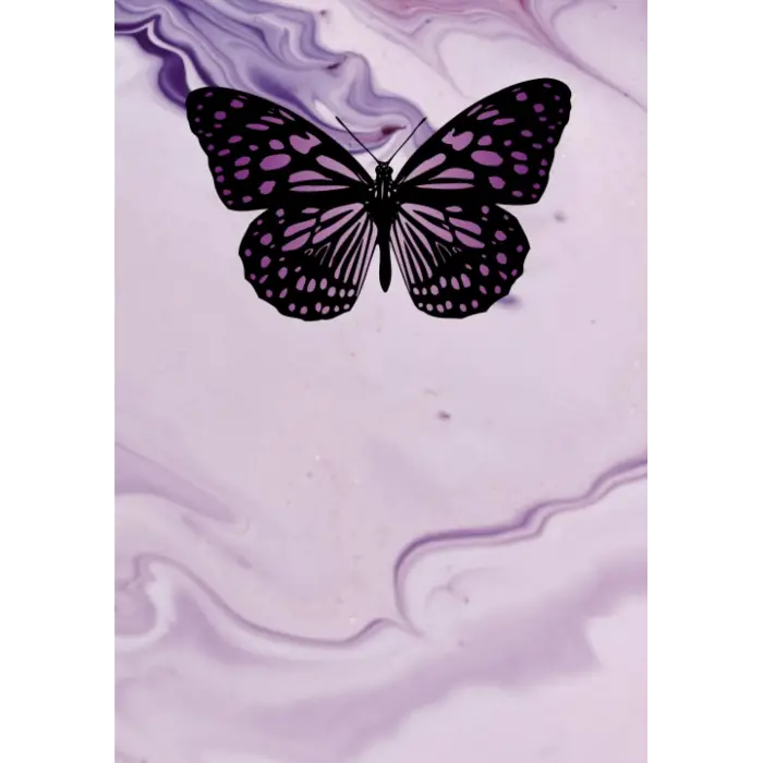 Purple Butterfly Journal