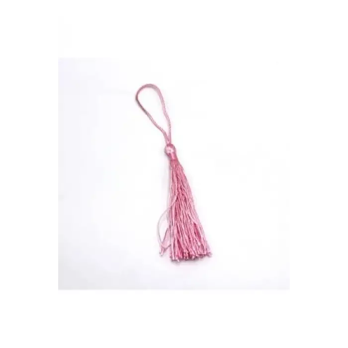 Püskül Polyester, 100 Adet, Bebe Pembe