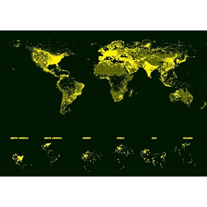 Puzzle 1000 Parça 16760 World Map