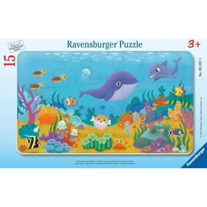 Puzzle, 15 Parça, Sualtı Parkı