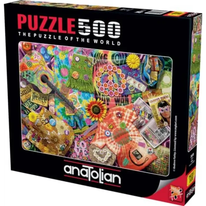 Puzzle, 500 Parça 60lar