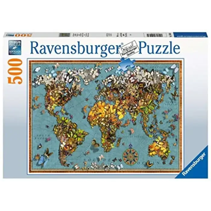 Puzzle, Butterflies, 500 Parça