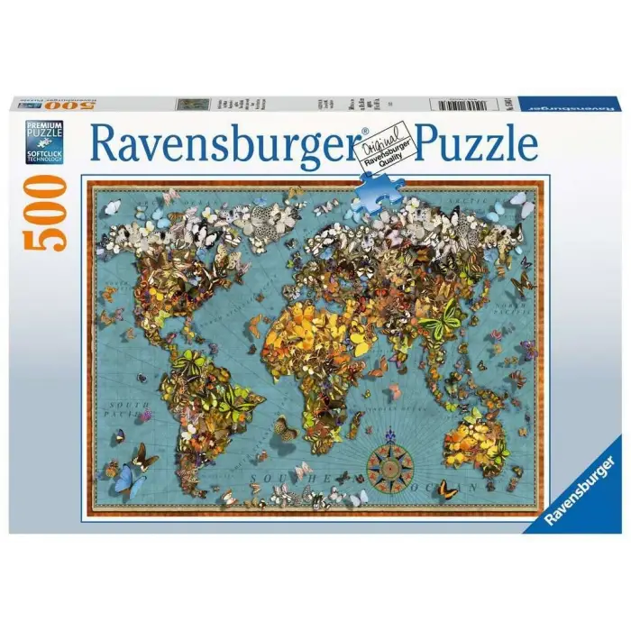 Puzzle, Butterflies, 500 Parça