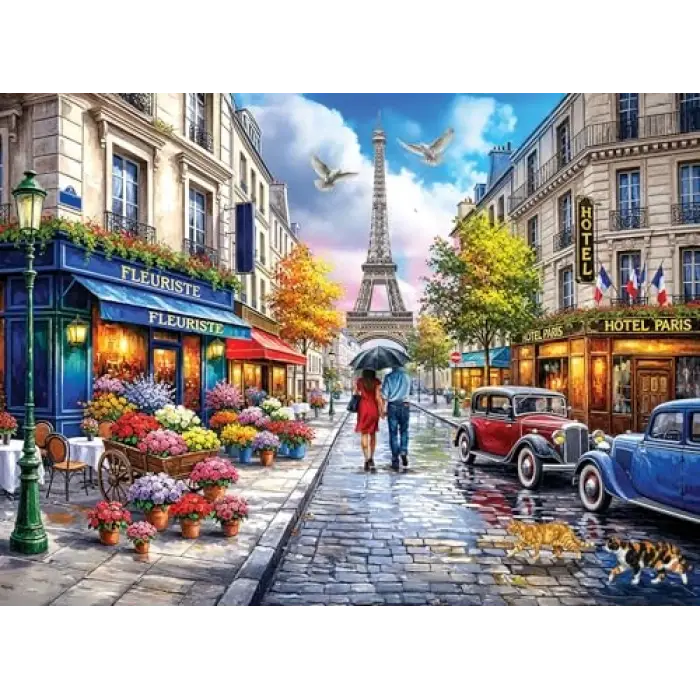 Puzzle - Çifte Kumrular,1000 Parça Puzzle, #1209