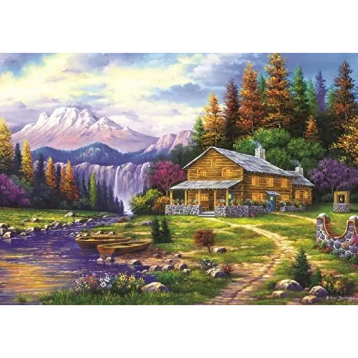 Puzzle, Dağlarda Günbatımı 1000 Parça
