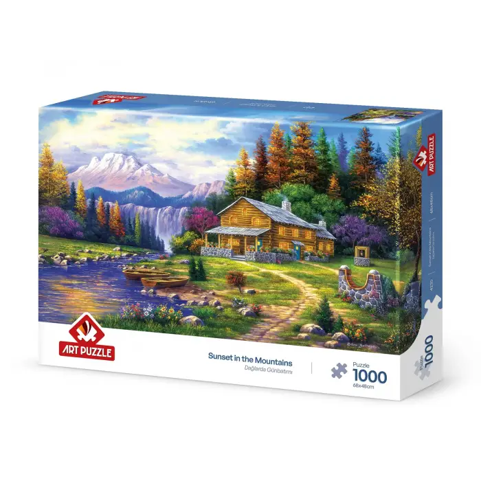 Puzzle, Dağlarda Günbatımı 1000 Parça