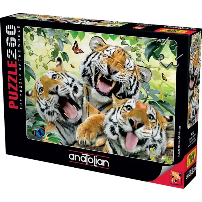Puzzle - Kaplan Selfisi / 260 Parça Puzzle, #3332