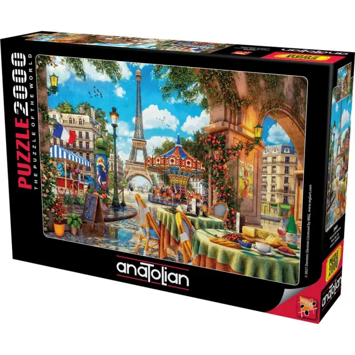 Puzzle - Paris te Atlı Karınca / 2000 Parça Puzzle, #3960