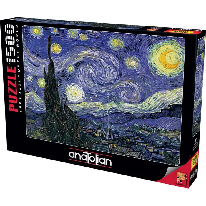 Puzzle - Yıldızlı Gece / 1500 Parça Puzzle, #4577