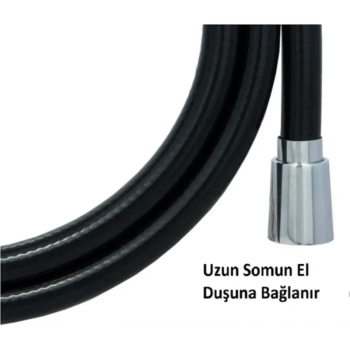 Pvc Duş Hortumu, Siyah