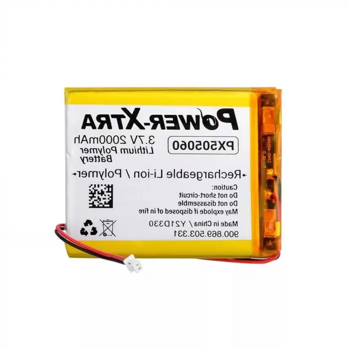 PX505060 3.7V 2000 mAh Li-Polymer Pil Devreli-Soketli