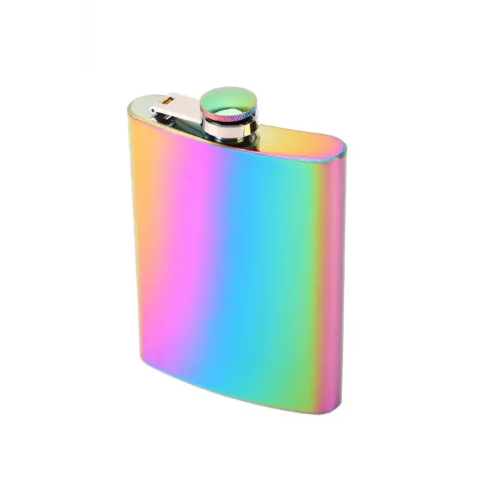 PY77 ML Multicolor Çelik İçki Matarası, 240 ml 8 oz