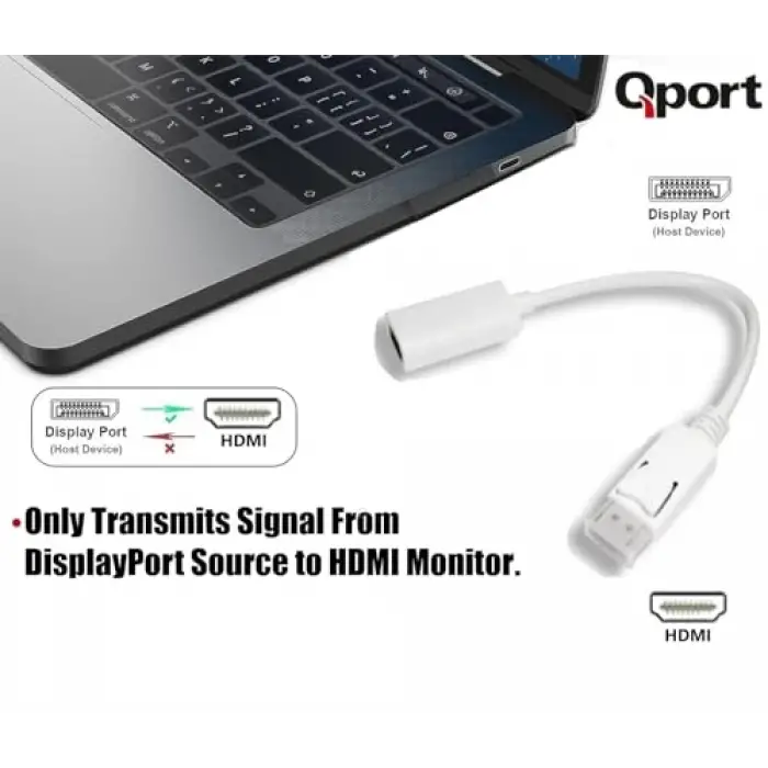 Q-Dp-Hdb Dışplay Porttan Hdmi A Çevirici