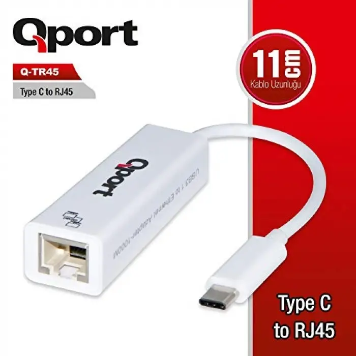 Q Tr45 Type C To Rj45GbNetwork Çevirici