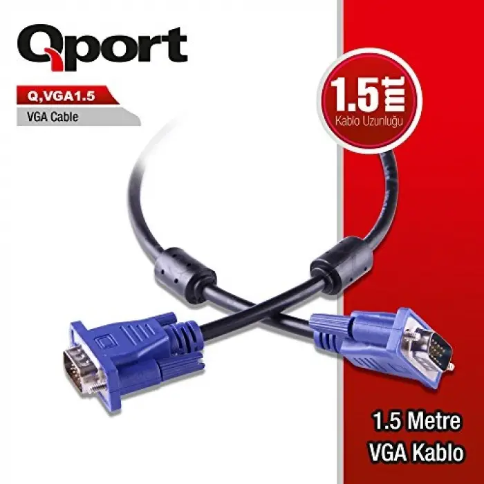 Q-Vga1.5 1.5 Mt Kablo Boyu