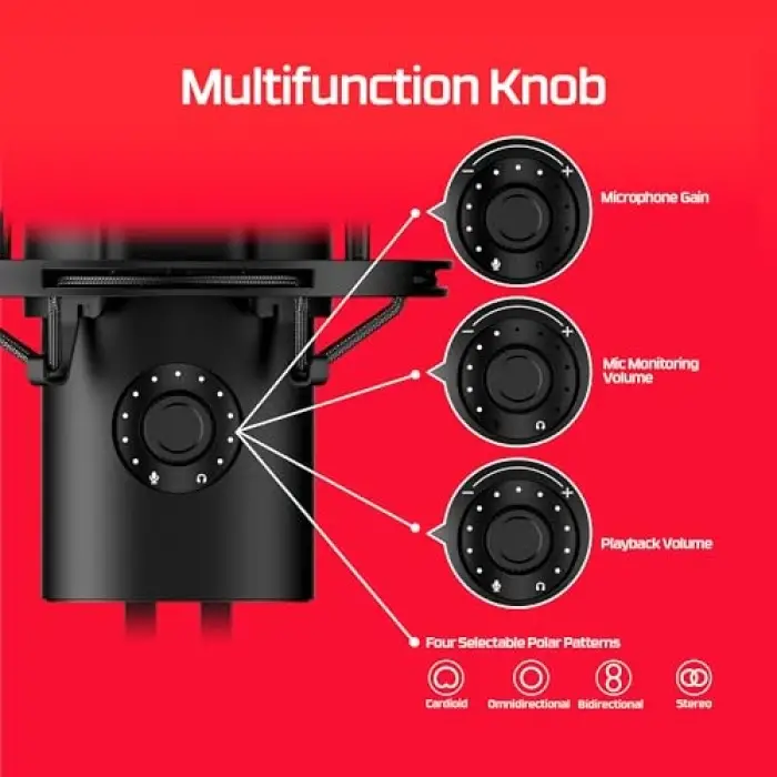 QuadCast 2 - USB Mikrofon Siyah
