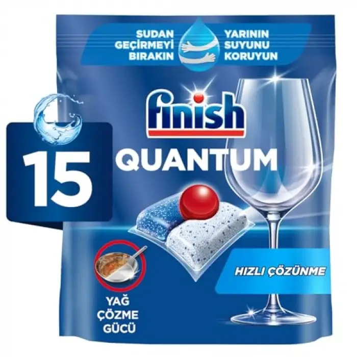Quantum Bulaşık Makinesi Deterjanı, 15 Tablet