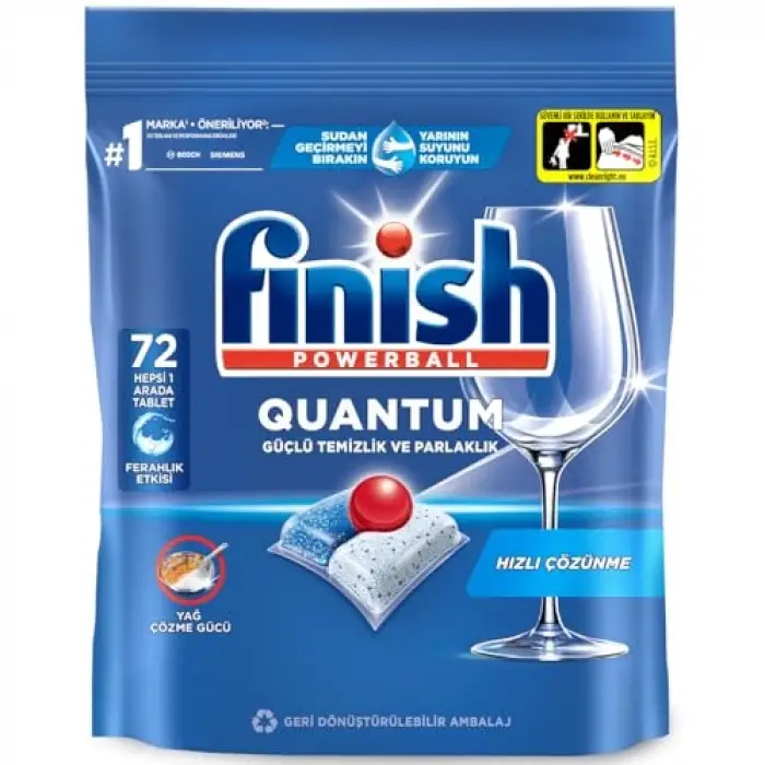 Quantum Bulaşık Makinesi Deterjanı, 72 Kapsül
