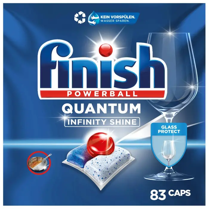 Quantum Infinity Shine 83 Kapsül Bulaşık Makinesi Deterjanı Tableti (1 x 83 Kapsül)