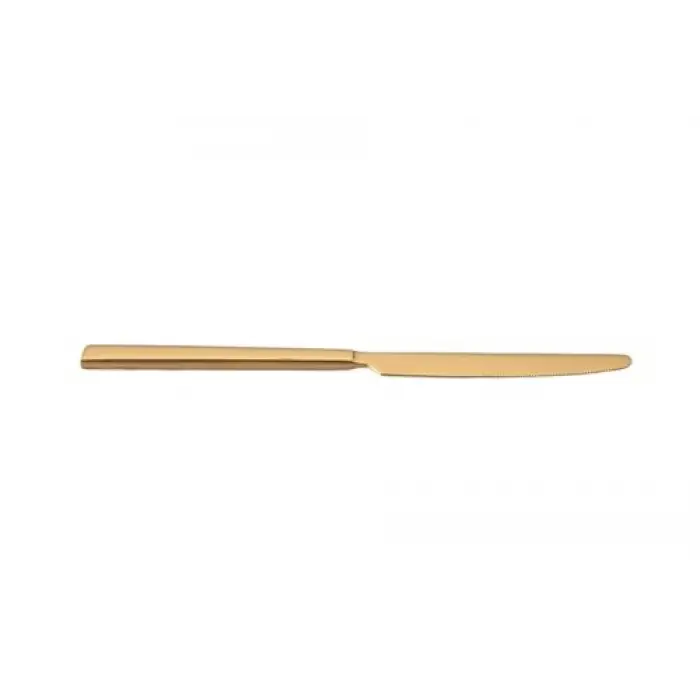 Quantum Mat Altın Yemek Bıçağı, 24 cm, 6 adet