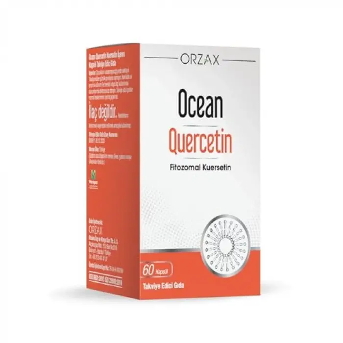Quercetin 100 mg takviyesi, 60 kapsül, 76433