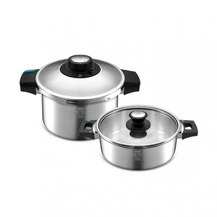Quick and Safe İndüksiyon Tabanlı Düdüklü Tencere Seti 4+6 L