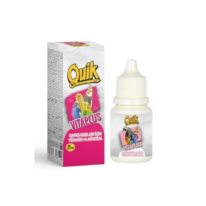 Quik Vita Plus Kuş Vitamini 12X25 ml