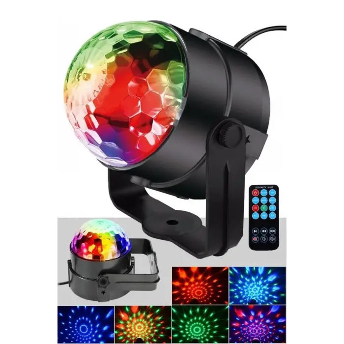 QX-135 Mini LED Disko ve Sahne Işığı, Sese Duyarlı