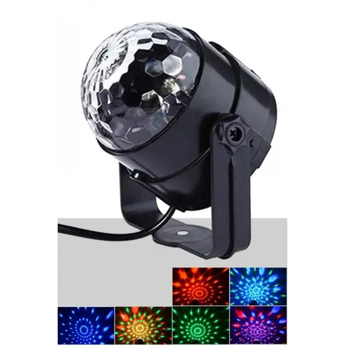 QX-135 Mini LED Disko ve Sahne Işığı, Sese Duyarlı
