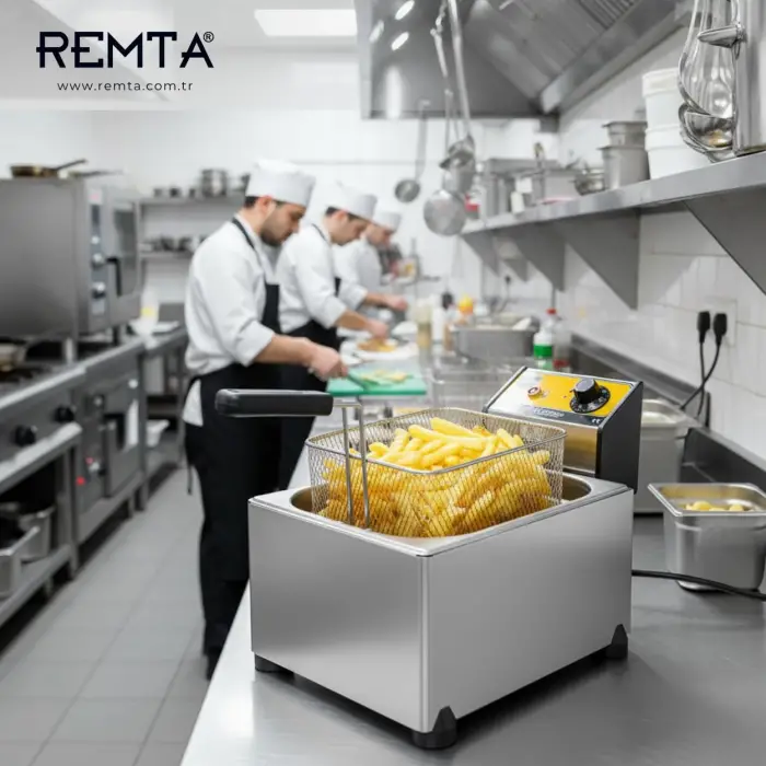 R91 5 lt Elektrikli Endüstriyel Fritöz